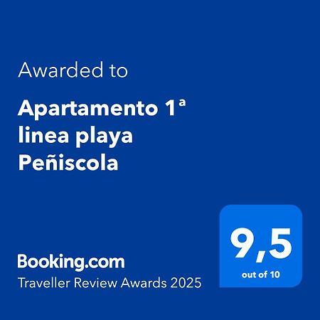 Apartamento 1ª Linea Playa Peñíscola 외부 사진